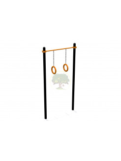 Воркаут-турник с кольцами...