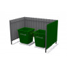 Площадка ТБО на 2 контейнера